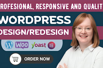 design wordpress ecommerce website wordpress elementor website wordpress website