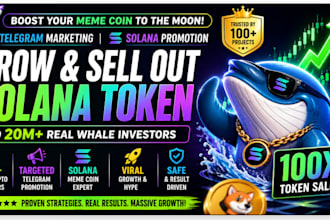 boost meme coin marketing, telegram crypto promotion solana meme coin promotion