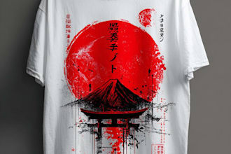 design japanese t shirt design