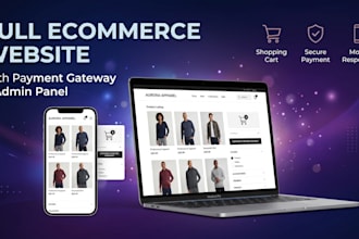 create ecommerce website with online payment integration
