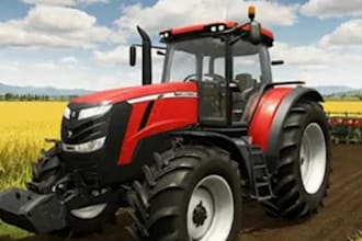 create custom farming simulator maps and tractor for farming
