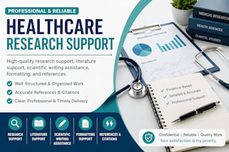 medical writing and research support