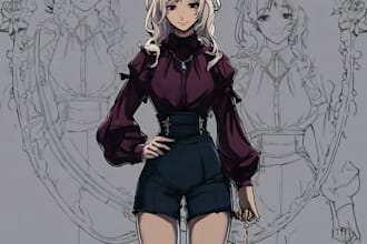 teach you how to create anime and furry art