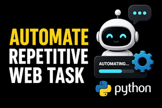 automate repetitive browser tasks using python playwright or selenium