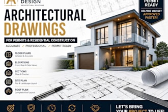 create house plans, adu drawings and construction drawings for approval