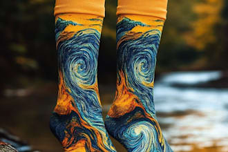 design a unique socks design