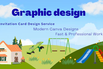 invitation card design and canva social media posts