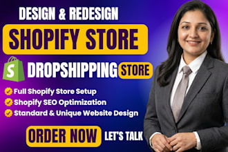 build shopify pet store, shopify store design, redesign, dropshipping store