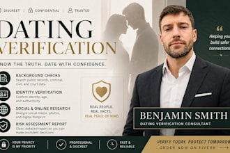 verify your online date, check for catfish and run a background check