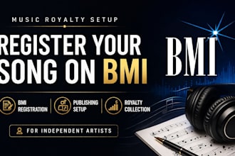 register your song for royalties on bmi and set up publishing