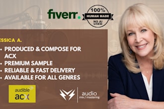 record a professional female american accent voice over