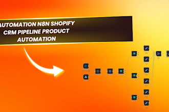set up shopify CRM automation and sales tracking pipeline in n8n