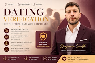 do dating verification, background check and find the truth about anyone