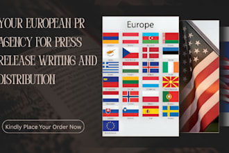 be your european PR agency for press release writing and distribution