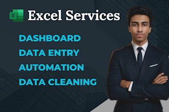 clean excel data and create interactive dashboards