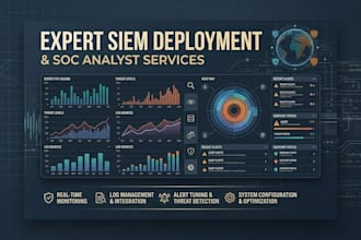 provide soc analyst and siem deployment services