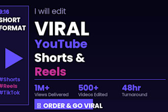 edit viral reels and youtube shorts