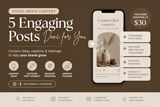 create instagram and facebook content to boost growth