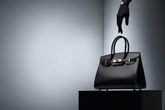 design leather product modeling luxry bag accessory rendering fashion brands