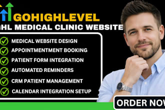 create gohighlevel medical clinic website ghl booking and appointment automation