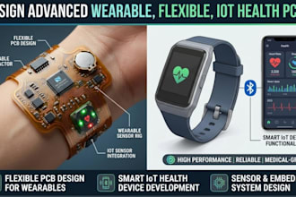 design wearable flexible pcb, iot health device, sensor, embedded electronics