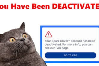 reactivate uber driver, uber eat, walmart spark deactivated