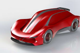 do car accessory 3d cad model automative product design rendering prototype