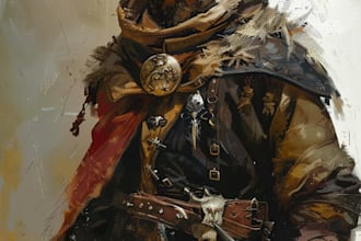 dnd character art and character designer