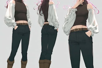 draw anime character art