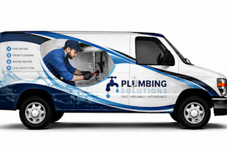 create custom vehicle wrap, car wrap and food truck graphics