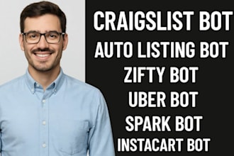 build uber reactivation bot, doordash bot, instacart bot, uber bot, grabber bot