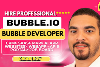 build bubble mvp saas ai app bubble website or ai web app bubble io developer