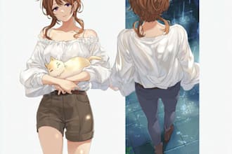 draw anime art and illustration for profile picture