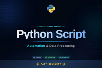 write python script for automation, csv, json and data processing
