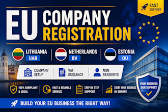 register company in lithuania netherlands estonia and eu vat setup tax filling