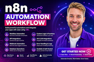 develop custom n8n and ghl automations and  workflows