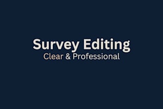 edit and improve your german survey or questionnaire
