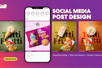 create social media posts, facebook instagram image