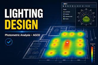do agi32 lighting design and photometric analysis and plan for permits