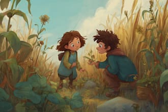children book illustration and children book illustration