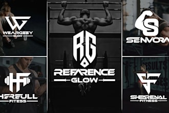 do a modern minimalist gym, sports, fitness, health athletic brand style guide