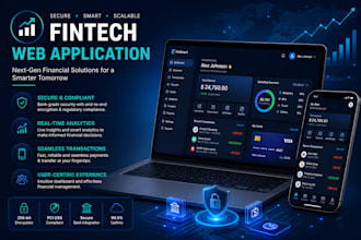 build fintech healthcare saas web app with ai integration cloud architecture