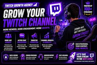 organically promote and boost your twitch channel live viewers twitch chatters