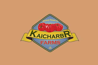 design family heirloom tomato company logo