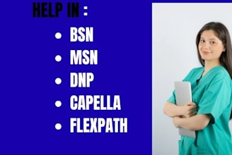 do flexpath, nclex, bsn, msn and dnp nursing capella, gcu