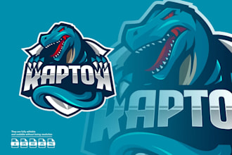 do make an attractive mascot raptor logo