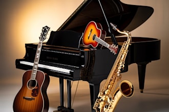 real instruments compose unique instrumental soundtracks using