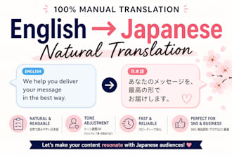 translate english to natural japanese that sounds native