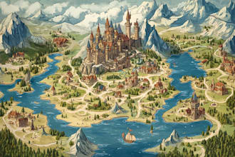 custom fantasy map for you