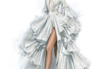 draw a fashion illustration or sketch